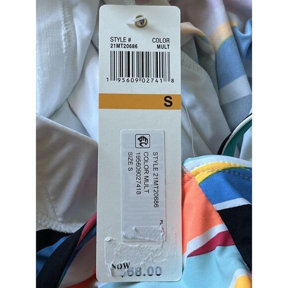 Anne Cole Multicolor Striped High-Neck Tankini Swim Top Small NWT - Picture 8 of 8